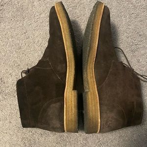 Oliver Cabell Chocolate Suede Chukka Boots